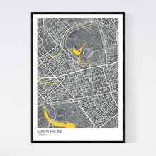 Load image into Gallery viewer, Map of Marylebone, London