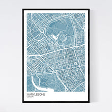 Load image into Gallery viewer, Marylebone Neighbourhood Map Print