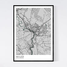 Load image into Gallery viewer, Matlock City Map Print