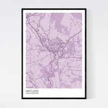 Load image into Gallery viewer, Matlock City Map Print