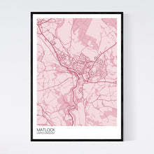 Load image into Gallery viewer, Matlock City Map Print