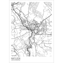 Load image into Gallery viewer, Map of Matlock, United Kingdom