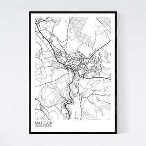 Map of Matlock, United Kingdom