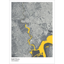 Load image into Gallery viewer, Map of Matola, Mozambique