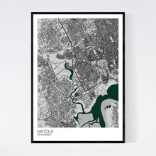 Load image into Gallery viewer, Matola City Map Print