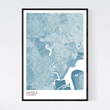 Load image into Gallery viewer, Matola City Map Print