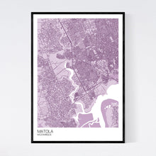 Load image into Gallery viewer, Matola City Map Print
