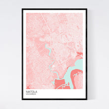 Load image into Gallery viewer, Matola City Map Print