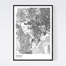 Load image into Gallery viewer, Matola City Map Print
