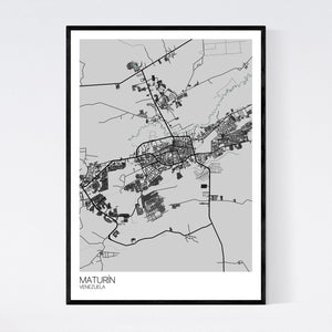 Map of Maturín, Venezuela