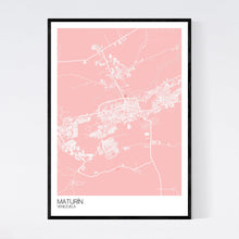 Load image into Gallery viewer, Maturín City Map Print
