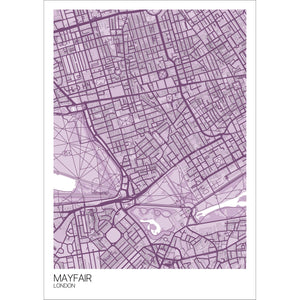 Map of Mayfair, London