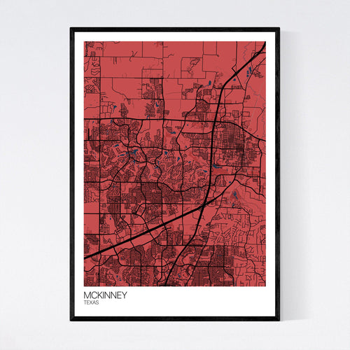 Map of McKinney, Texas