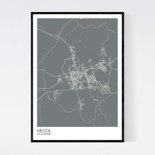 Load image into Gallery viewer, Mecca City Map Print