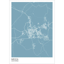 Load image into Gallery viewer, Map of Mecca, Saudi Arabia