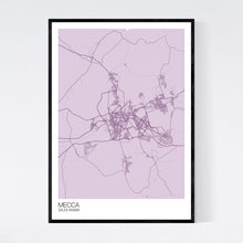 Load image into Gallery viewer, Mecca City Map Print