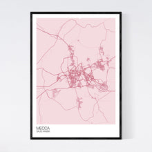 Load image into Gallery viewer, Mecca City Map Print