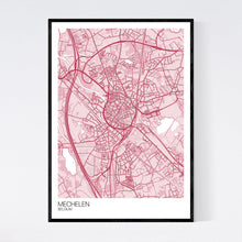 Load image into Gallery viewer, Mechelen City Map Print
