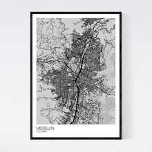 Load image into Gallery viewer, Medellín City Map Print