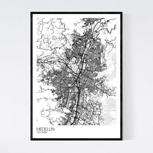 Load image into Gallery viewer, Medellín City Map Print