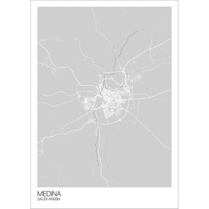 Map of Medina, Saudi Arabia