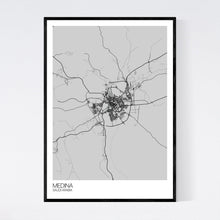 Load image into Gallery viewer, Medina City Map Print