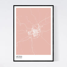 Load image into Gallery viewer, Medina City Map Print
