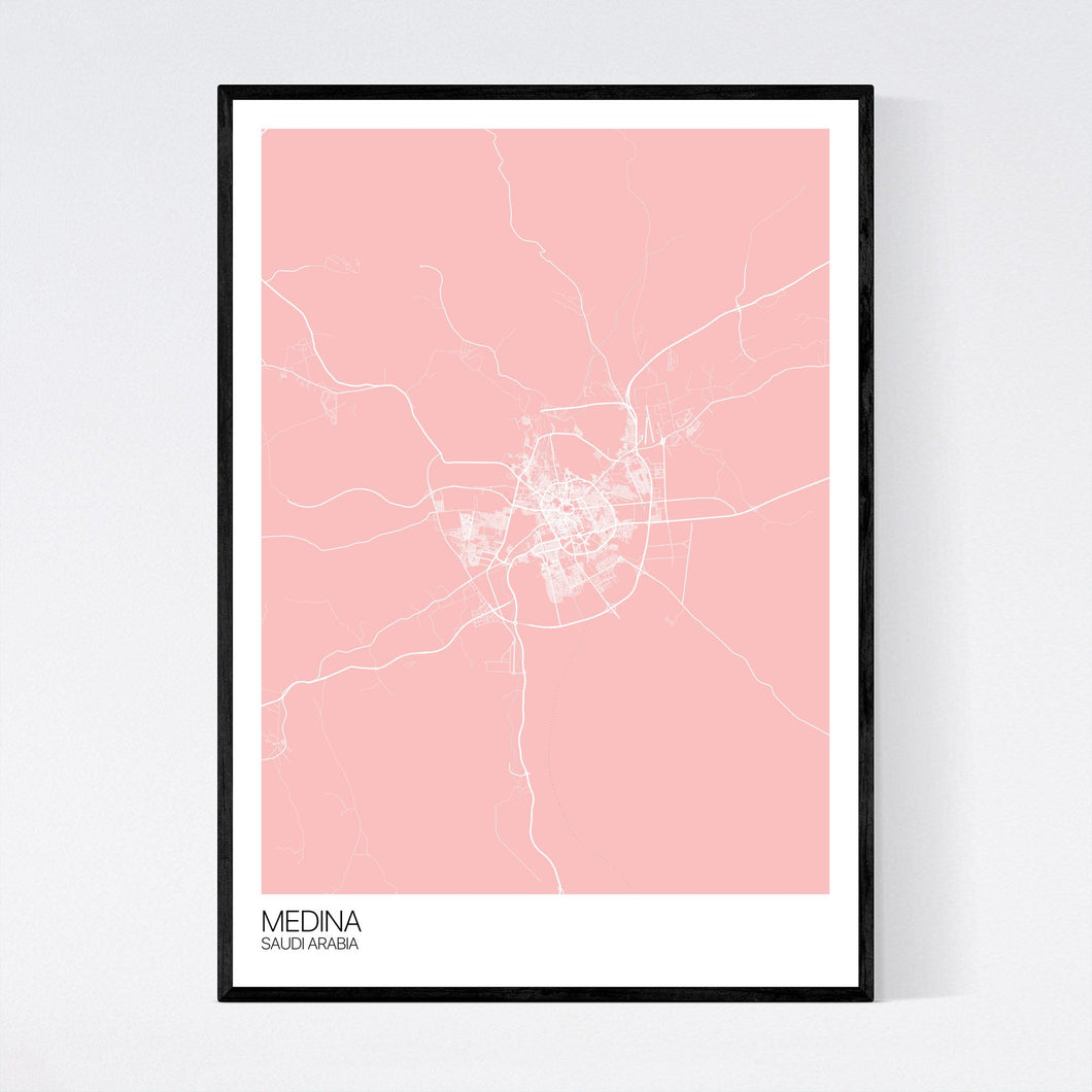 Medina City Map Print