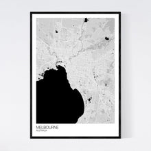 Load image into Gallery viewer, Melbourne City Map Print