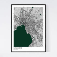 Load image into Gallery viewer, Melbourne City Map Print