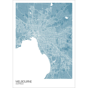 Map of Melbourne, Australia