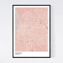 Load image into Gallery viewer, Memphis City Map Print