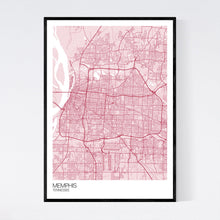 Load image into Gallery viewer, Memphis City Map Print