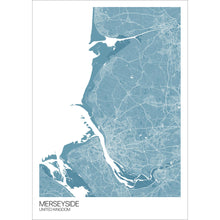 Load image into Gallery viewer, Map of Merseyside, United Kingdom