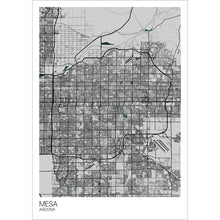 Load image into Gallery viewer, Map of Mesa, Arizona