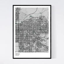 Load image into Gallery viewer, Map of Mesa, Arizona