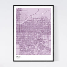 Load image into Gallery viewer, Mesa City Map Print