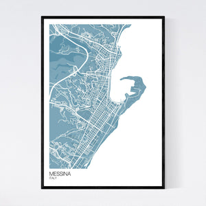 Messina City Map Print