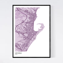 Load image into Gallery viewer, Messina City Map Print