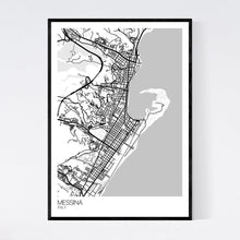 Load image into Gallery viewer, Map of Messina, Italy