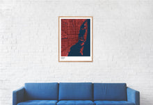 Load image into Gallery viewer, Map of Miami, Florida