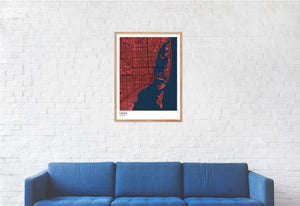 Map of Miami, Florida