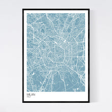 Load image into Gallery viewer, Milan City Map Print