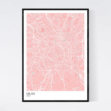 Load image into Gallery viewer, Map of Milan, Italy