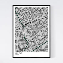 Load image into Gallery viewer, Mile End Neighbourhood Map Print