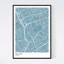Load image into Gallery viewer, Mile End Neighbourhood Map Print