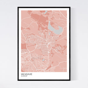 Milngavie Neighbourhood Map Print