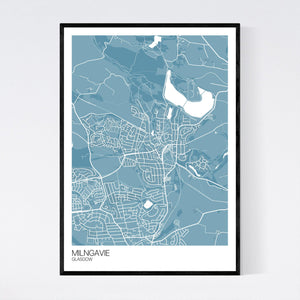 Map of Milngavie, Glasgow