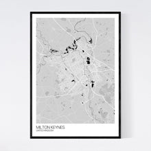 Load image into Gallery viewer, Milton Keynes City Map Print