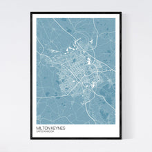 Load image into Gallery viewer, Map of Milton Keynes, United Kingdom